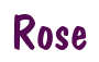 Rendering "Rose" using Dom Casual