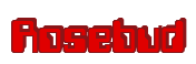 Rendering "Rosebud" using Computer Font