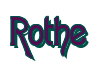 Rendering "Rothe" using Agatha