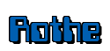 Rendering "Rothe" using Computer Font
