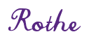 Rendering "Rothe" using Commercial Script