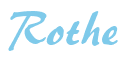 Rendering "Rothe" using Brush