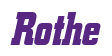 Rendering "Rothe" using Boroughs
