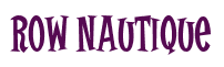 Rendering "Row Nautique" using Cooper Latin