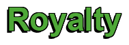 Rendering "Royalty" using Arial Bold