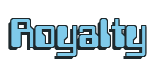 Rendering "Royalty" using Computer Font