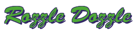 Rendering "Rozzle Dozzle" using Brush Script
