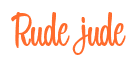 Rendering "Rude jude" using Bean Sprout