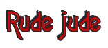 Rendering "Rude jude" using Agatha