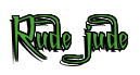Rendering "Rude jude" using Charming