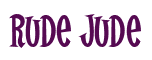 Rendering "Rude jude" using Cooper Latin