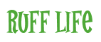 Rendering "Ruff Life" using Cooper Latin