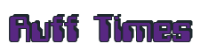 Rendering "Ruff Times" using Computer Font