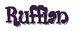 Rendering "Ruffian" using Curlz