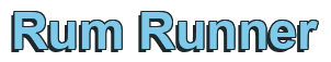 Rendering "Rum Runner" using Arial Bold