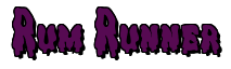 Rendering "Rum Runner" using Drippy Goo