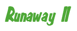 Rendering "Runaway II" using Big Nib