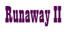 Rendering "Runaway II" using Bill Board