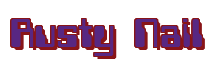 Rendering "Rusty Nail" using Computer Font
