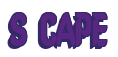 Rendering "S CAPE" using Callimarker