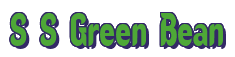 Rendering "S S Green Bean" using Callimarker