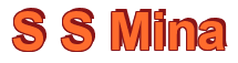 Rendering "S S Mina" using Arial Bold