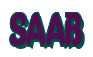 Rendering "SAAB" using Callimarker