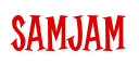 Rendering "SAMJAM" using Cooper Latin