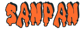 Rendering "SANPAN" using Drippy Goo