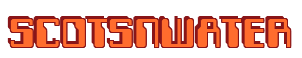 Rendering "SCOTSNWATER" using Computer Font