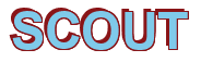 Rendering "SCOUT" using Arial Bold