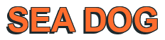 Rendering "SEA DOG" using Arial Bold