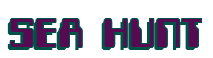 Rendering "SEA HUNT" using Computer Font