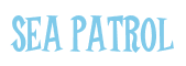 Rendering "SEA PATROL" using Cooper Latin