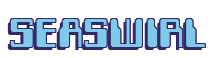 Rendering "SEASWIRL" using Computer Font