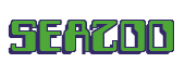 Rendering "SEAZOO" using Computer Font