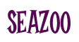 Rendering "SEAZOO" using Cooper Latin