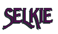 Rendering "SELKIE" using Agatha