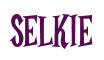 Rendering "SELKIE" using Cooper Latin
