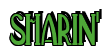 Rendering "SHARIN'" using Deco