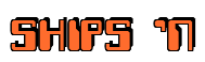 Rendering "SHIPS 'N" using Computer Font