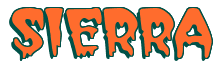 Rendering "SIERRA" using Creeper