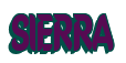 Rendering "SIERRA" using Callimarker