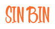 Rendering "SIN BIN" using Bean Sprout