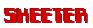 Rendering "SKEETER" using Computer Font