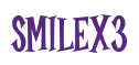 Rendering "SMILEX3" using Cooper Latin