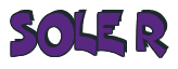 Rendering "SOLE R" using Crane