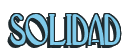 Rendering "SOLIDAD" using Deco