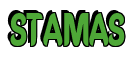 Rendering "STAMAS" using Callimarker