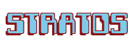 Rendering "STRATOS" using Computer Font